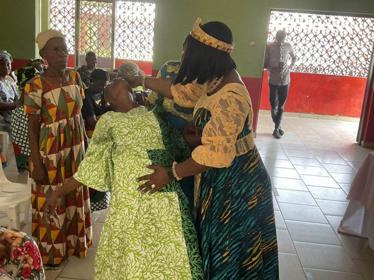 Prayer Session with Widows